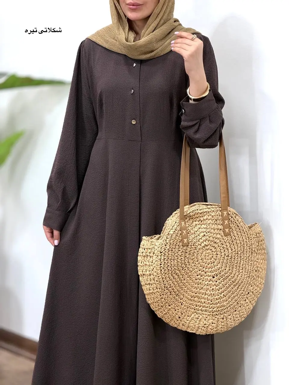 پیراهن مانتویی بلند آیسو فرانک